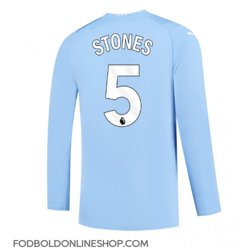 Manchester City John Stones #5 Hjemmebanetrøje 2023-24 Langærmet